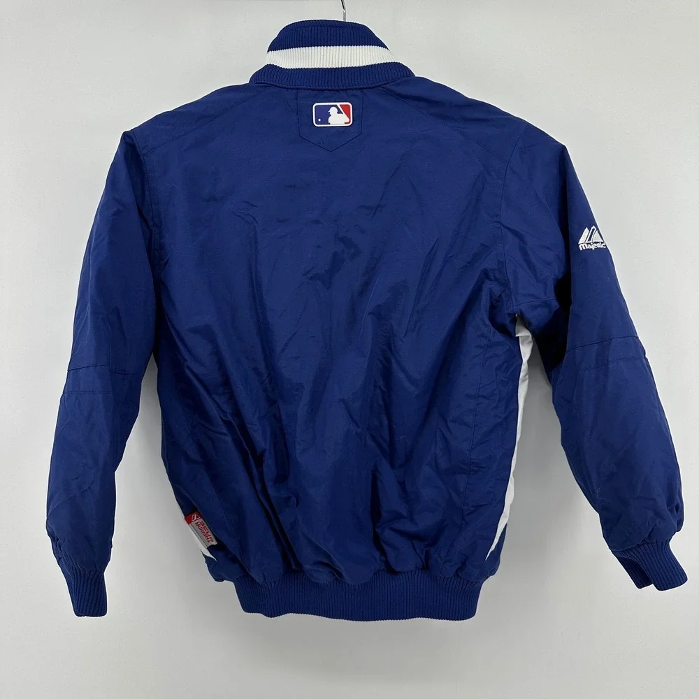 Majestic LA Dodgers Youth Small Therma Base On Field Full Zip Dugout Jacket